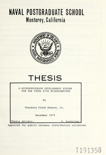 A microprocessor development system for the Intel 8748 microcomputer