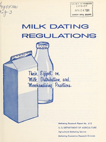 Milk dating regulations