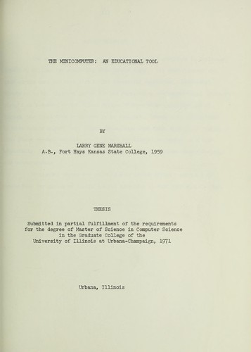 The minicomputer