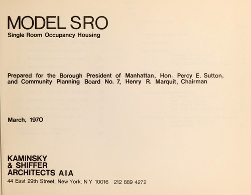 Model SRO