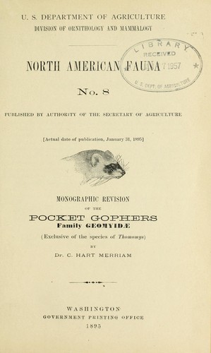 Monographic revision of the pocket gophers