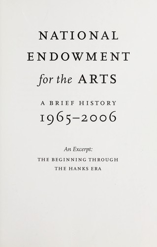 National Endowment for the Arts