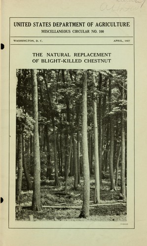 The natural replacement of blight-killed chestnut