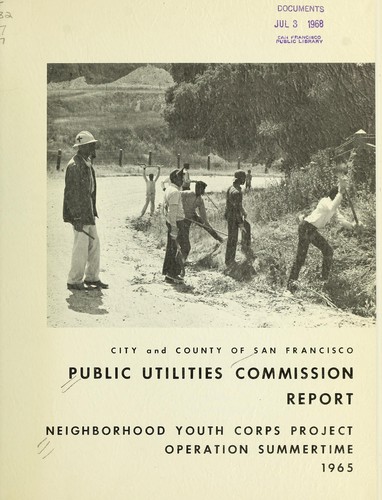 Neighborhood Youth Corps project