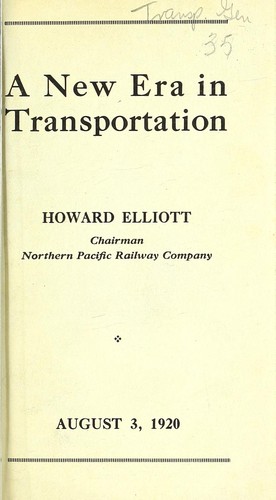 A new era in transportation ...