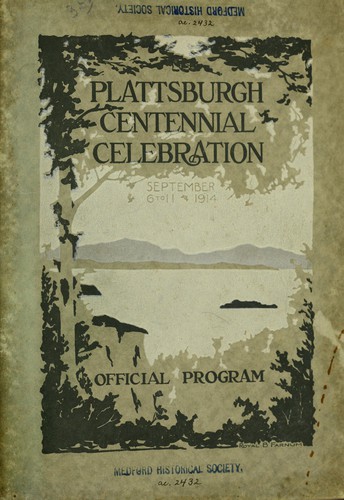 Official program of the Plattsburgh centennial celebration