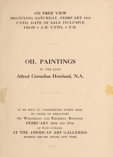 Oil paintings