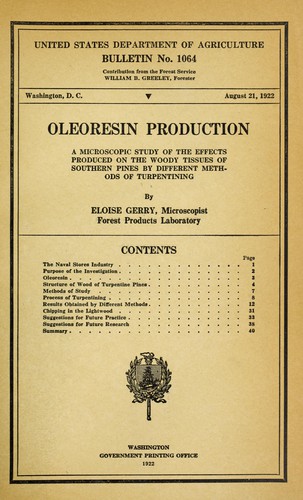 Oleoresin production