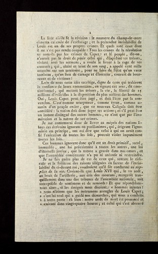 Opinion de Pierre Baille, de pute  des Bouches-du-Rho ne, sur le jugement de Louis XVI