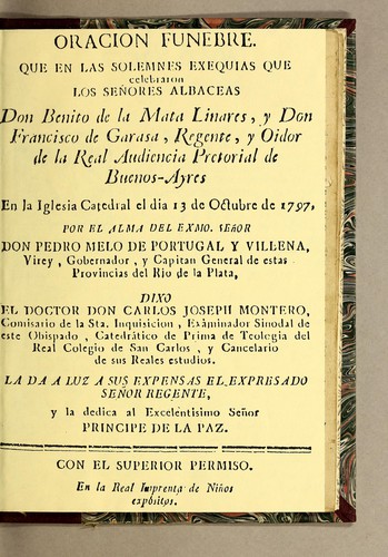 Oracion funebre