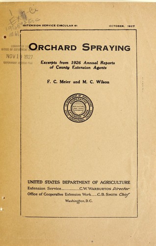 Orchard spraying