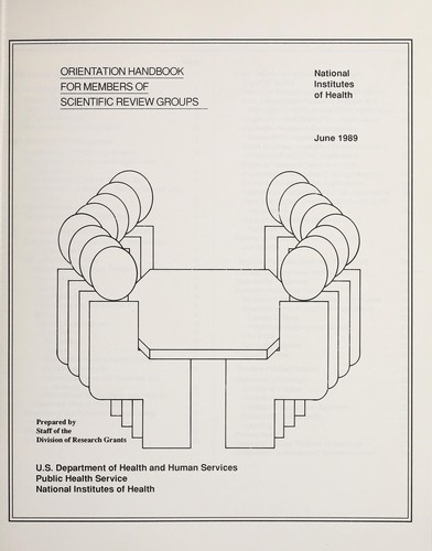 Orientation handbook for members of scientific review groups