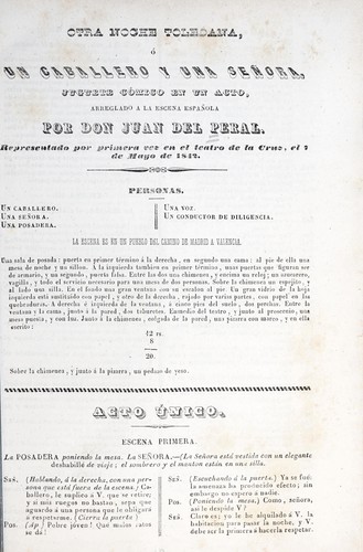 Otra noche toledana, o, Un caballero y una señora