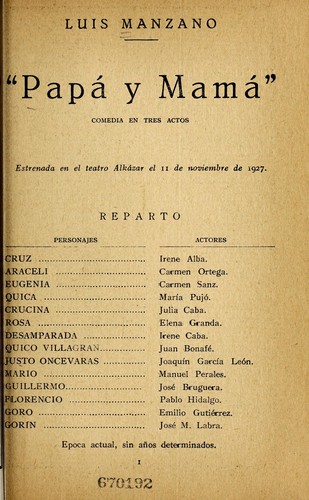 "Papá y mamá"