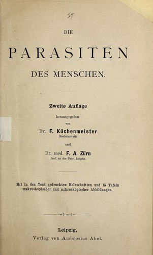 Die Parasiten des Menschen