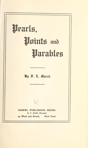 Pearls, points and parables...