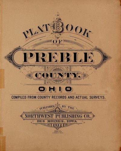 Plat book of Preble County, Ohio