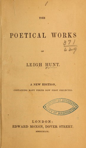 The poetical works ...
