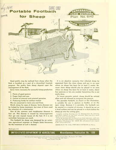 Portable footbath for sheep