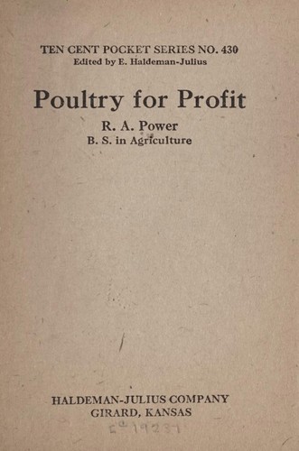 Poultry for profit