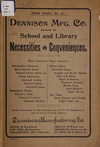 Price sheet, no. 37