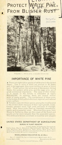 Protect white pine from blister rust ...