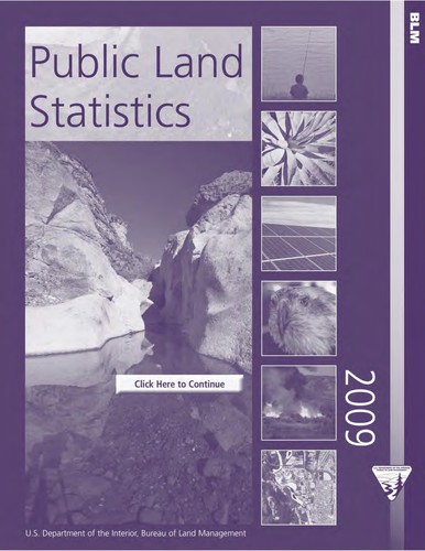 Public land statistics 2009