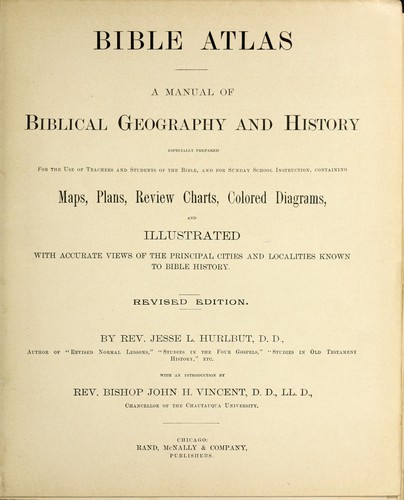 Rand McNally Bible atlas