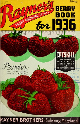 Rayner's berry book for 1936