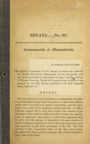 Report in Senate, June 10, 1869