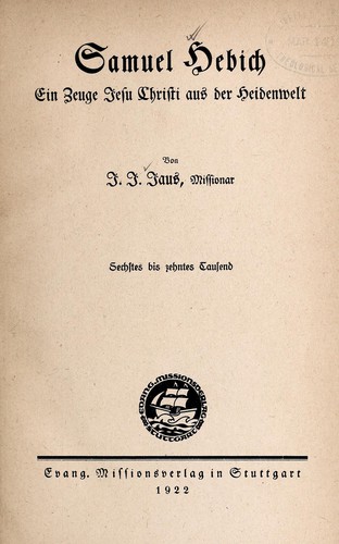 Samuel Hebich