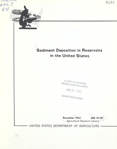 Sediment deposition in reservoirs in the United States