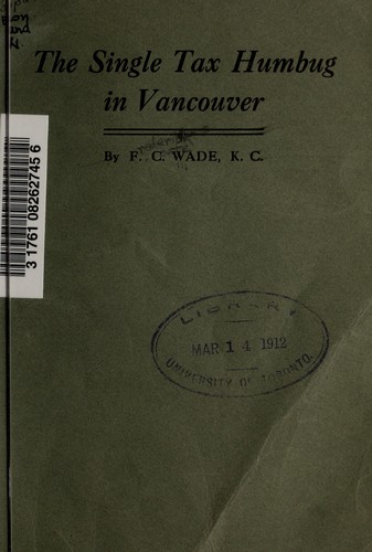 The single tax humbug in Vancouver