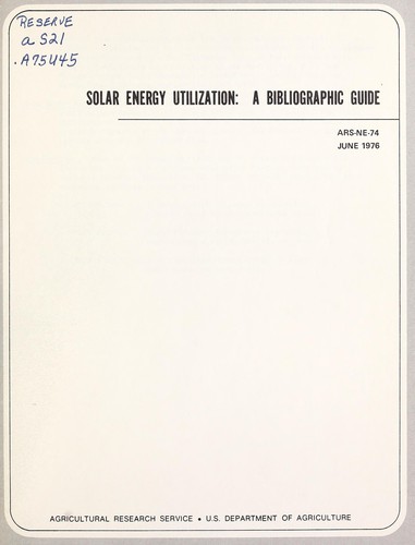 Solar energy utilization