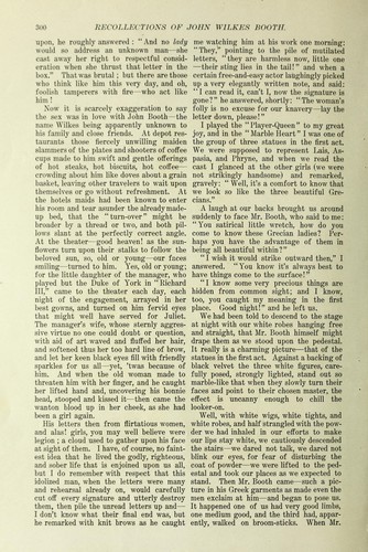 Some recollections of John Wilkes Booth