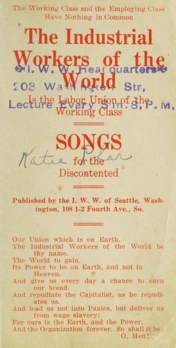 Songs for the discontented