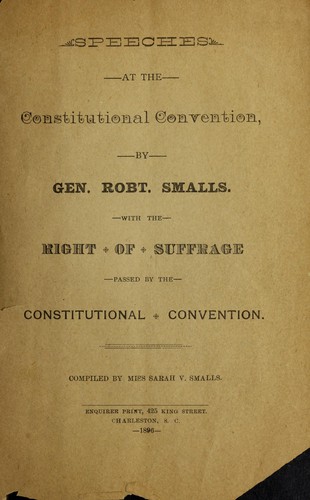 Speeches at the Constitutional Convention