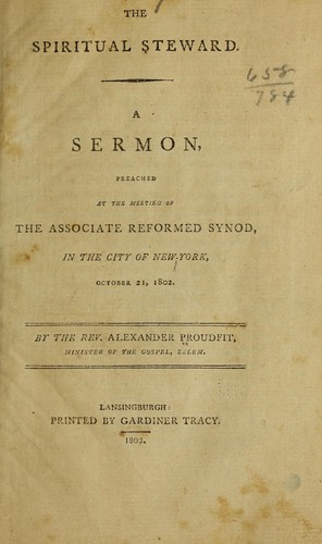 The spiritual steward