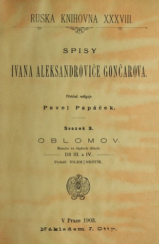 Spisy Ivana Aleksandroviče Gončarova