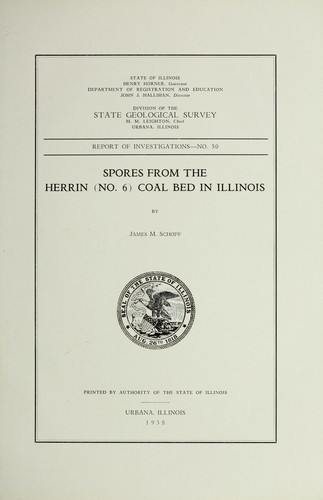 Spores from the Herrin (no. 6) coal bed in Illinois