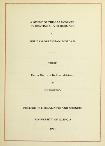 A study of the gas evolved by heating silver bromate