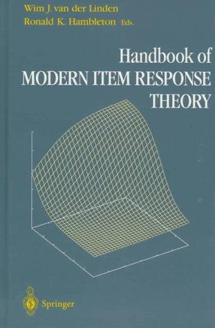 Handbook of modern item response theory