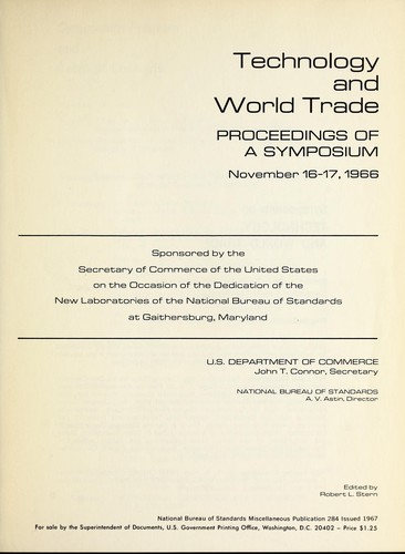 Technology and world trade