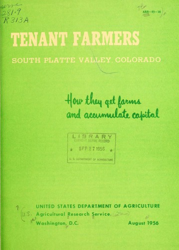 Tenant farmers, South Platte Valley, Colorado