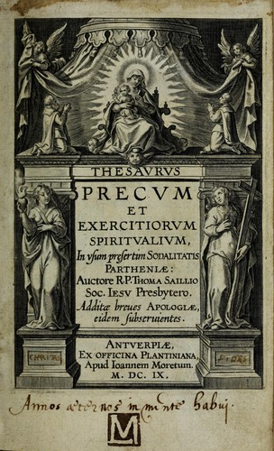 Thesaurus precum et exercitiorum spiritualium
