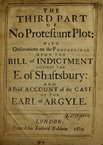 No Protestant plot
