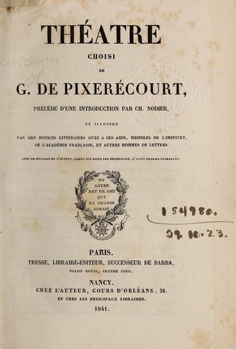 Théâtre choisi