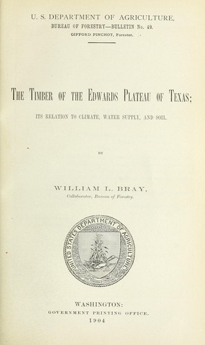 The timber of the Edwards Plateau of Texas