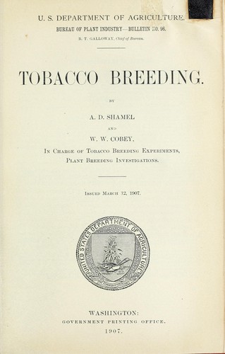 Tobacco breeding