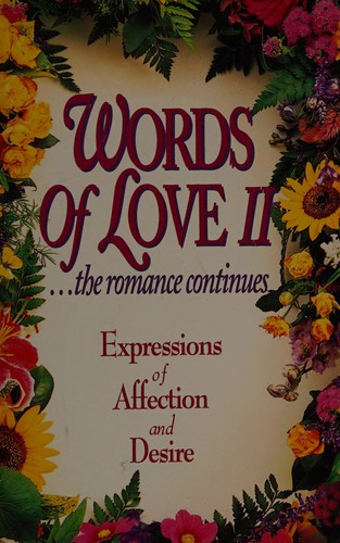 Words of love II--